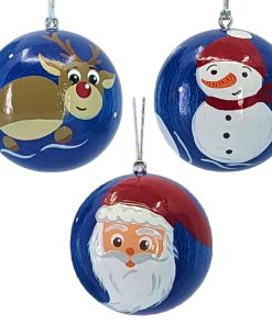 Behang Weihnachtsfiguren, 3-tlg.
