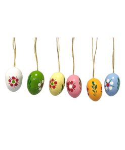 Behang Ostereier mit Blumen 6-tlg, Motiv 3