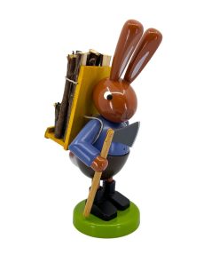 Hase mit Holztrage, groß