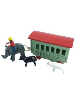Orig. Erzgebirge, Menagerie in Miniatur, grün