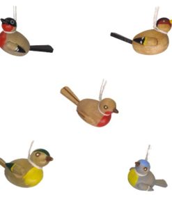 Behang Miniaturvögel bunt, 2,5cm