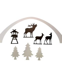 Figurenset für Dekosockel Wald 8 tlg.