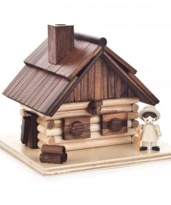 Räucherhaus Bergbaude mit Figur